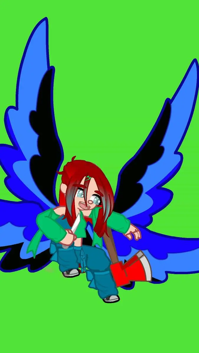 ai character: rose background