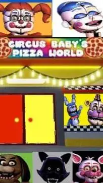 ai character: Pizza World  background