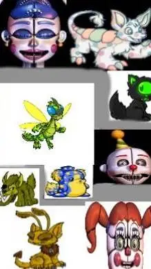 ai character: FNAF/Neopets  background
