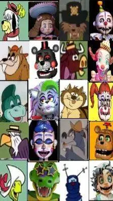 ai character: FNAF Toons background