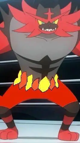 ai character: Incineroar  background