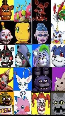 ai character: DigiFNAF background