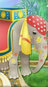 ai character: Toy Elephant  background