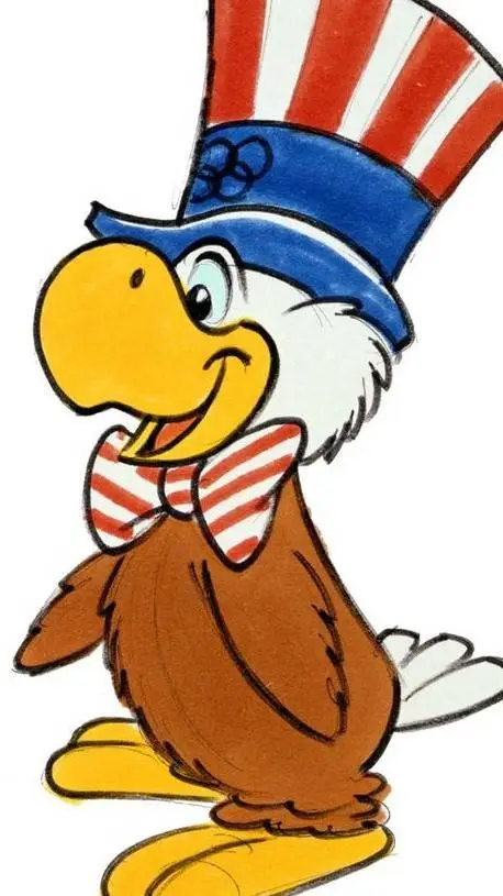 ai character: Eagle  background