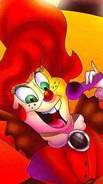 ai character: Circus Baby  background