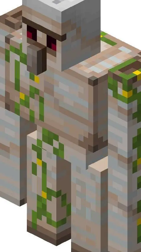 ai character: Iron Golem  background