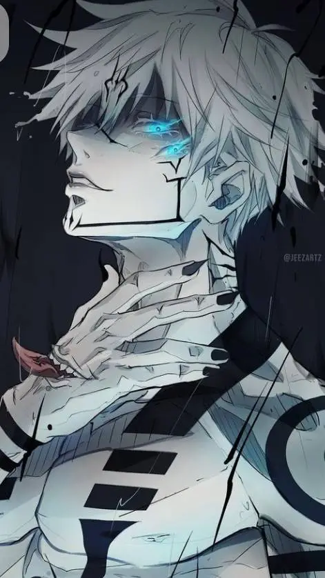 ai character: gojo is.. background