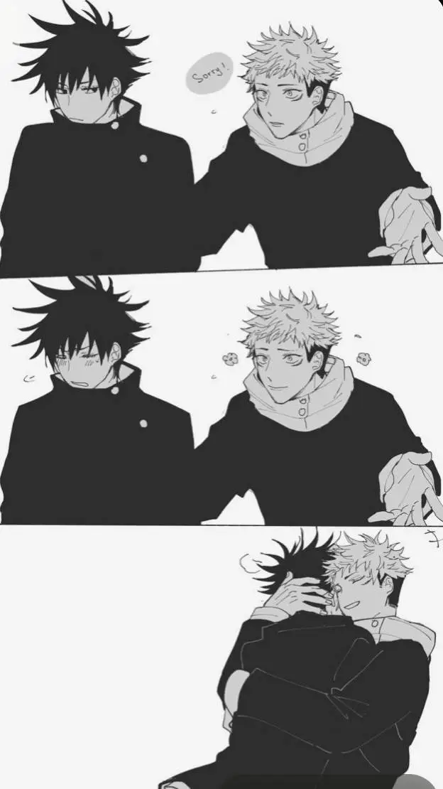 ai character: yuji x megumi background