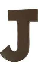 ai character: Letter J background