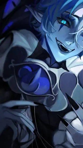 ai character: shadow milk cookie background
