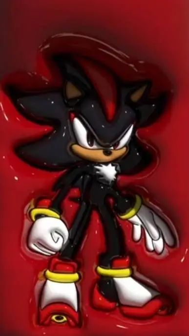 ai character: sonic and shadow background