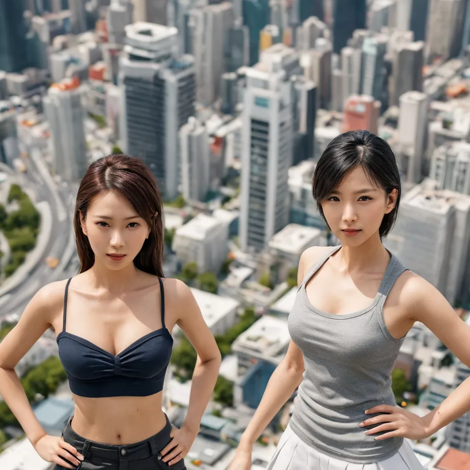 chat with ai character: Hana and Yui