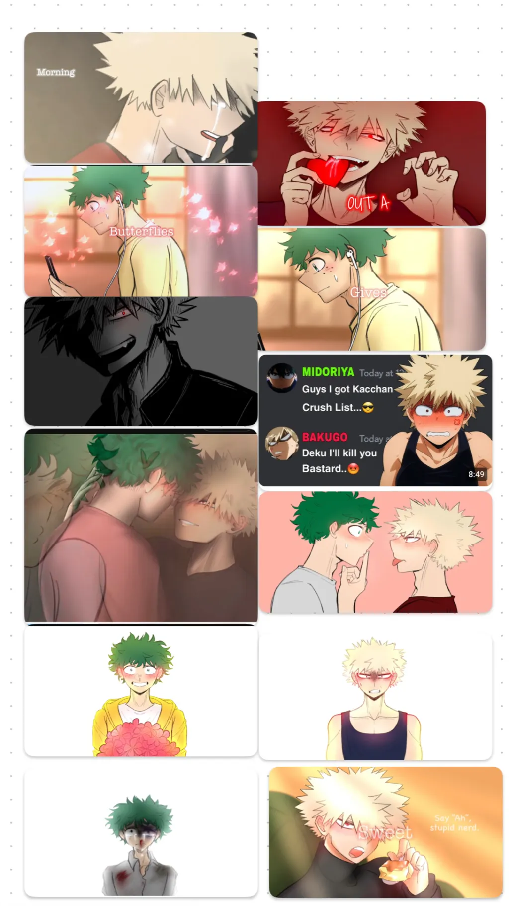 ai character: BAKUGO💙💚 background