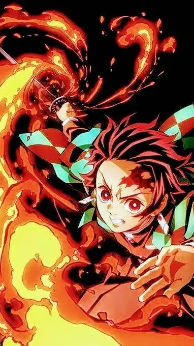 ai character: demon Slayer  background