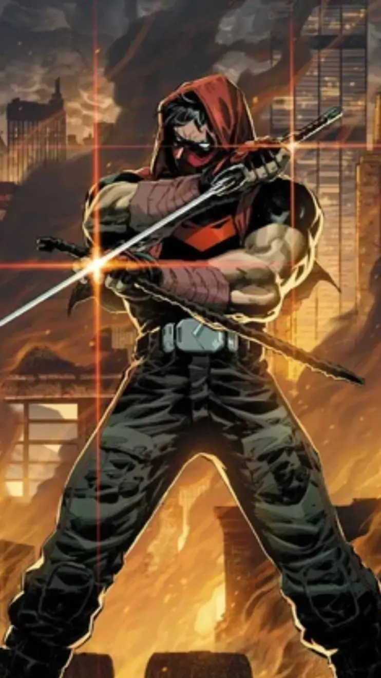 ai character: Red Hood  background