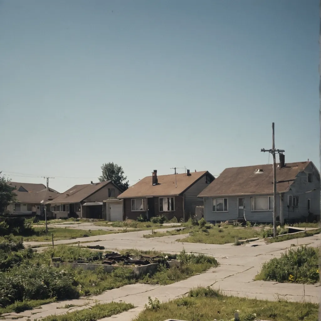 chat with ai character: Abandoned suburbs