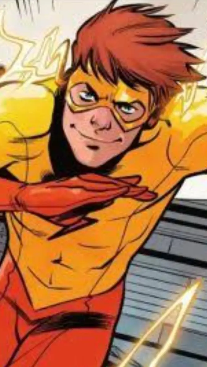 ai character: Kid Flash. background