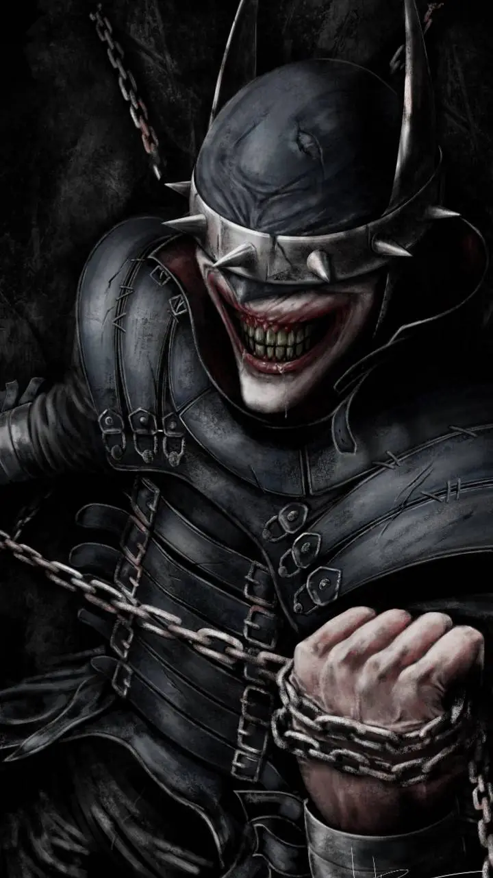 ai character: Batman who laughs  background