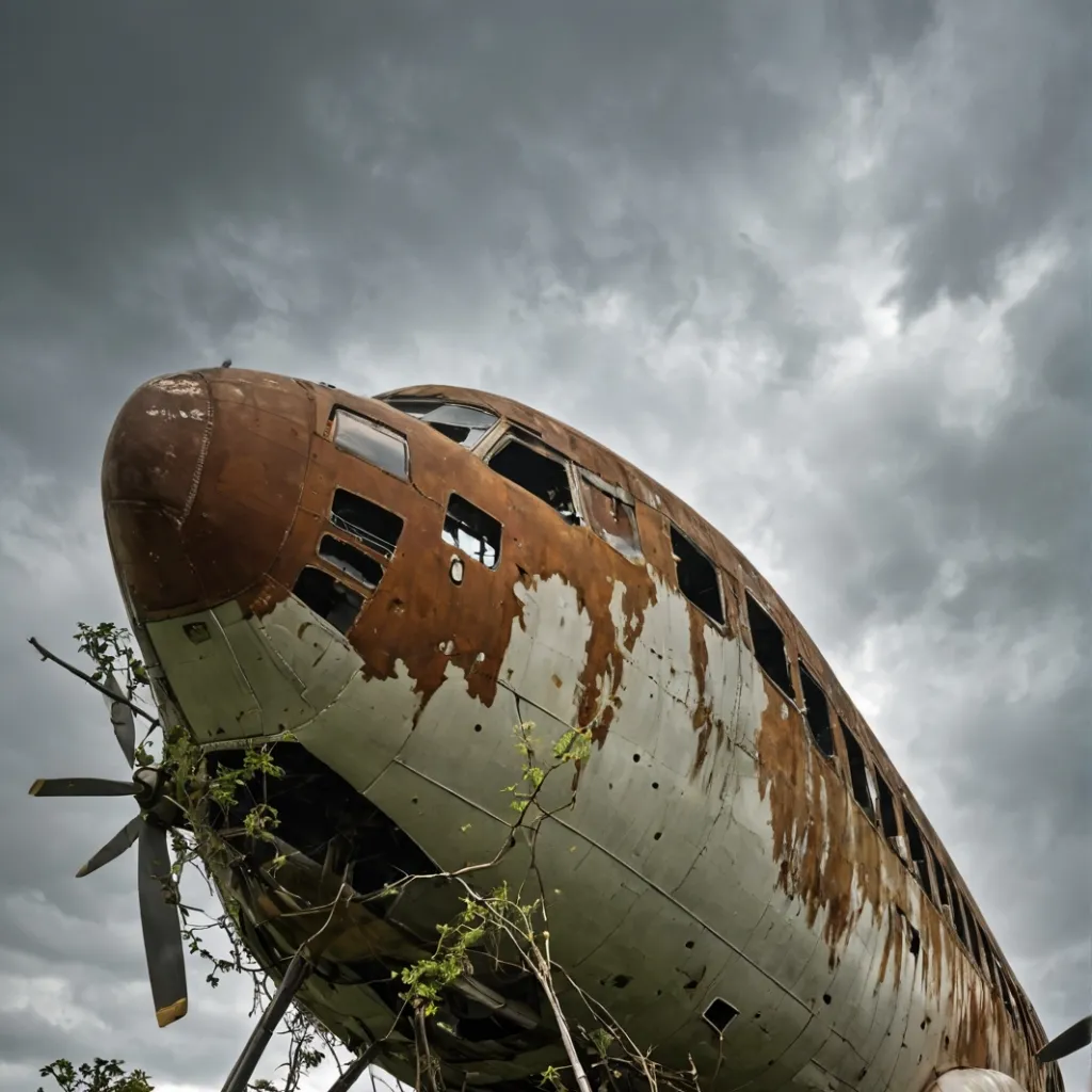 chat with ai character: Abandoned Plane.