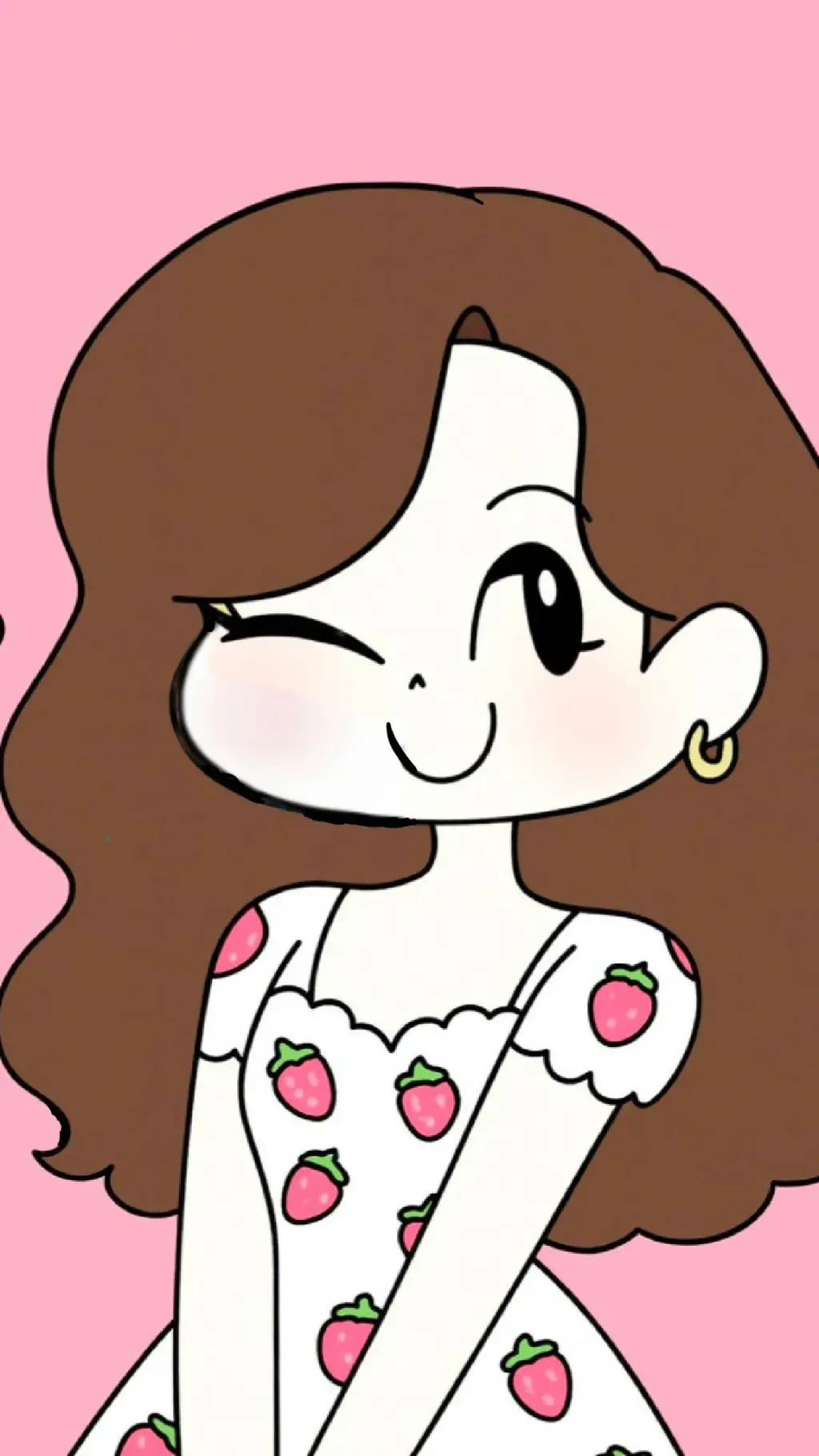 ai character: Peach 🩵🩷🩵🩷 background