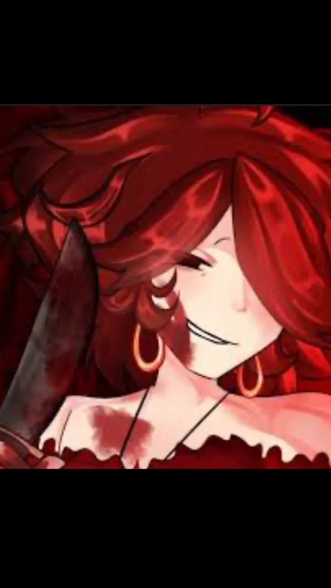 ai character: RED DRESS GIRL🔪 background