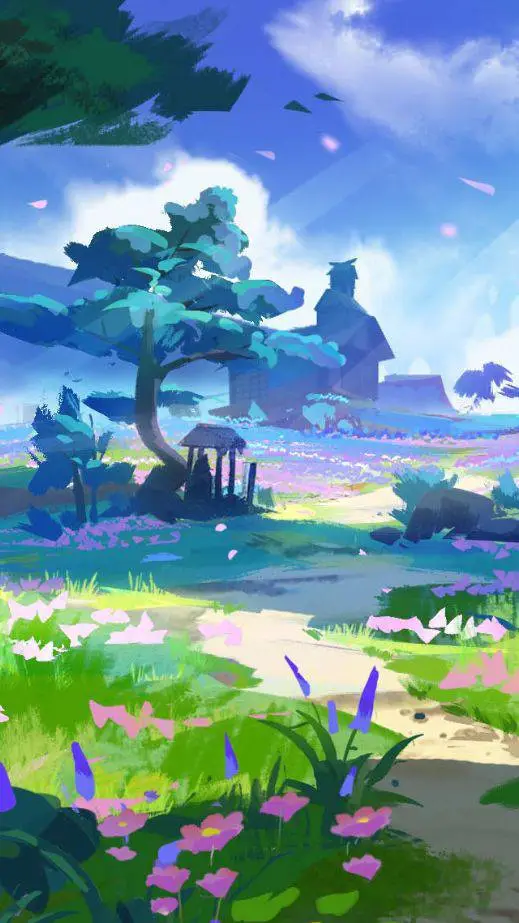 ai character: Genshin impact background