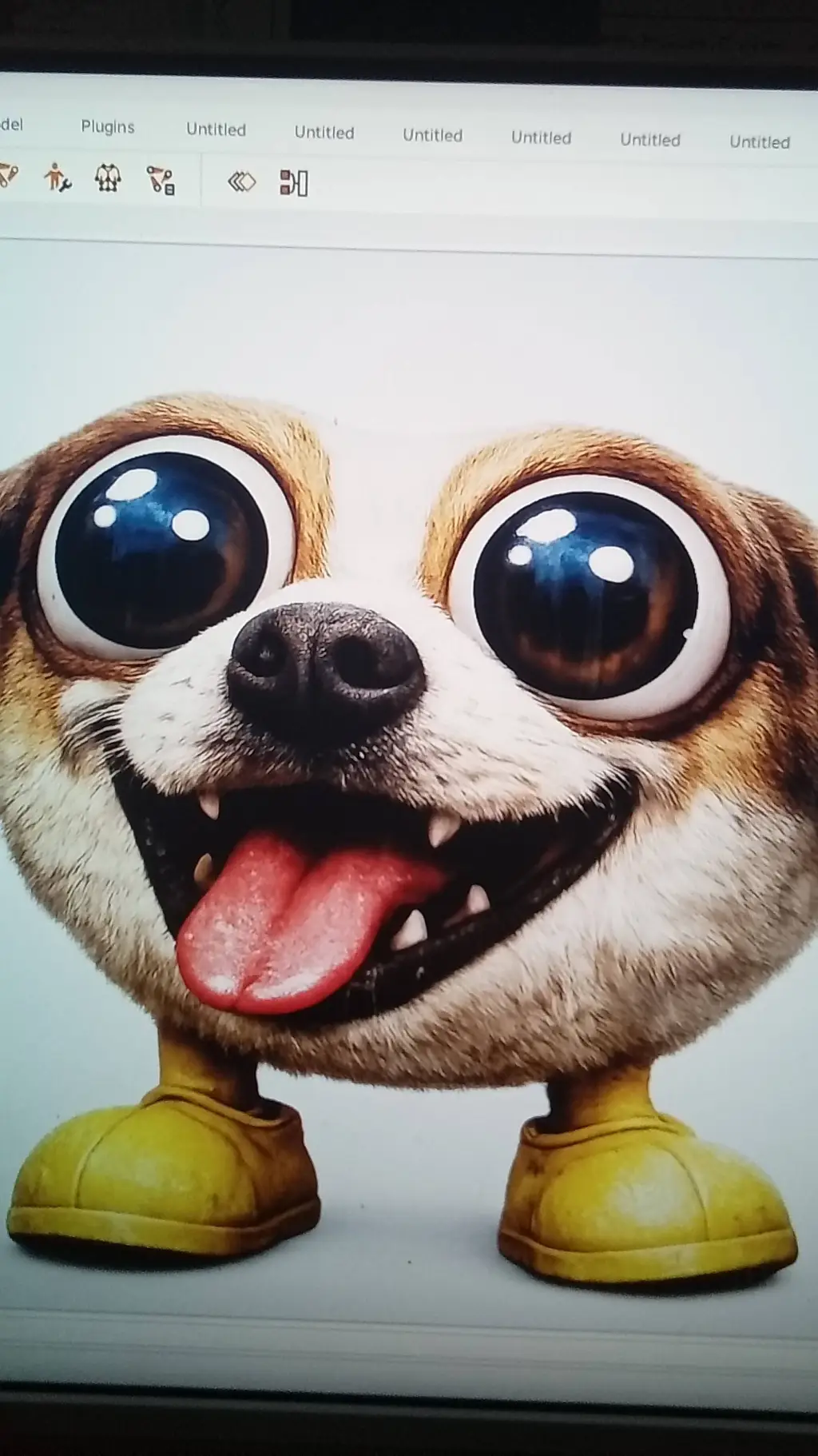 ai character: snorp background