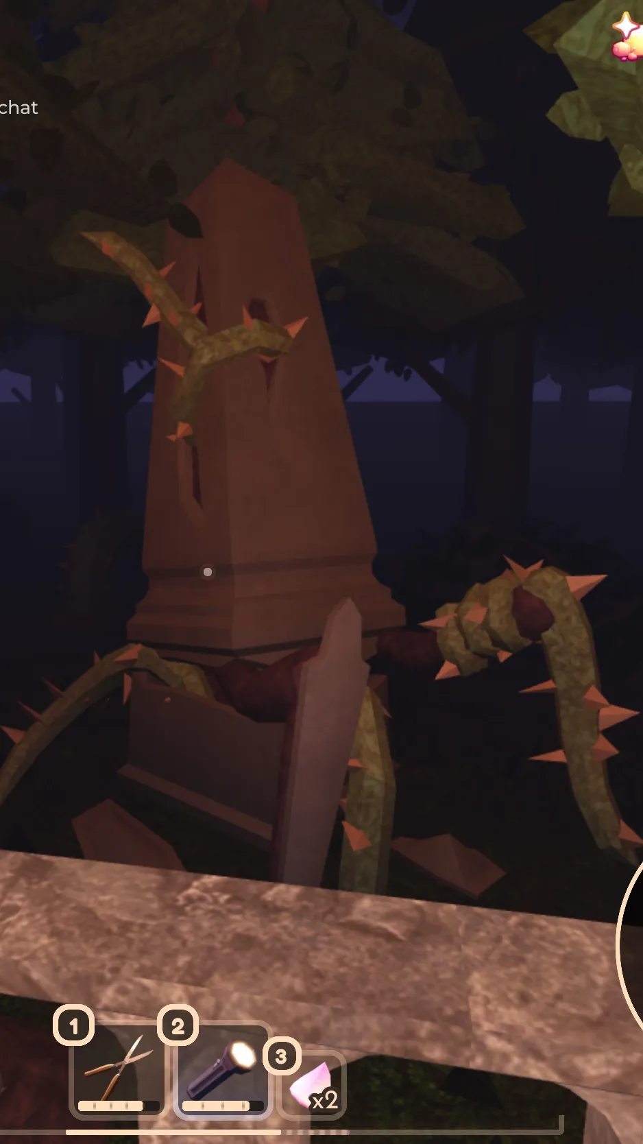 ai character: Monument background