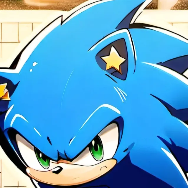 chat with ai character: sonic persona