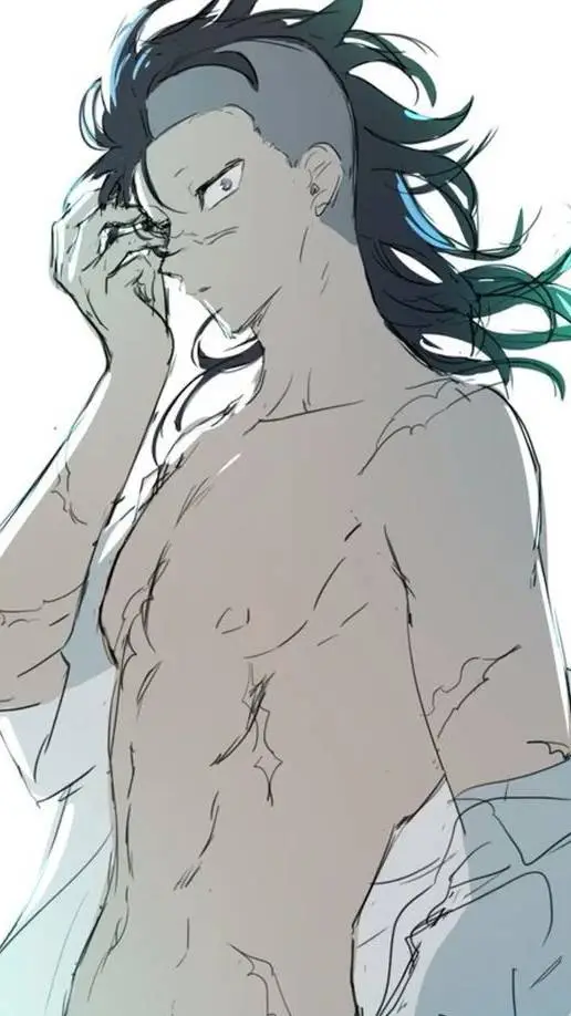 ai character: Genya Shinazugawa  background