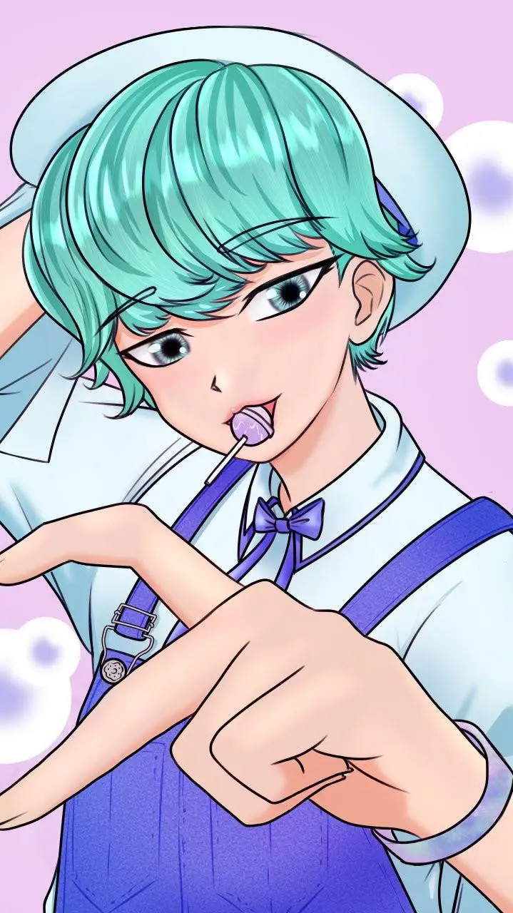 ai character: Baby saja background