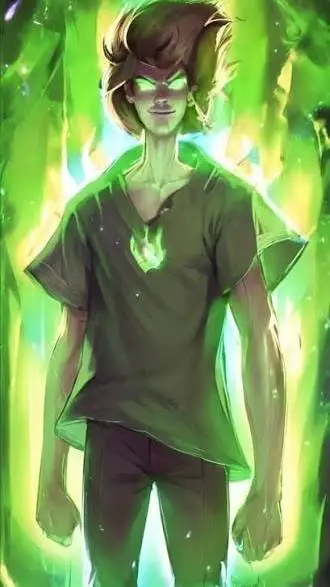 ai character: Shaggy  background