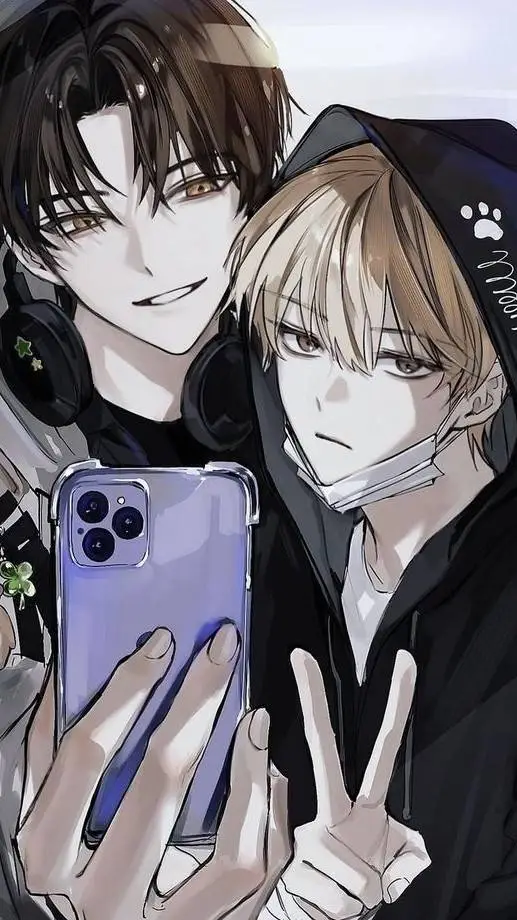 ai character: Theo & Alex  background