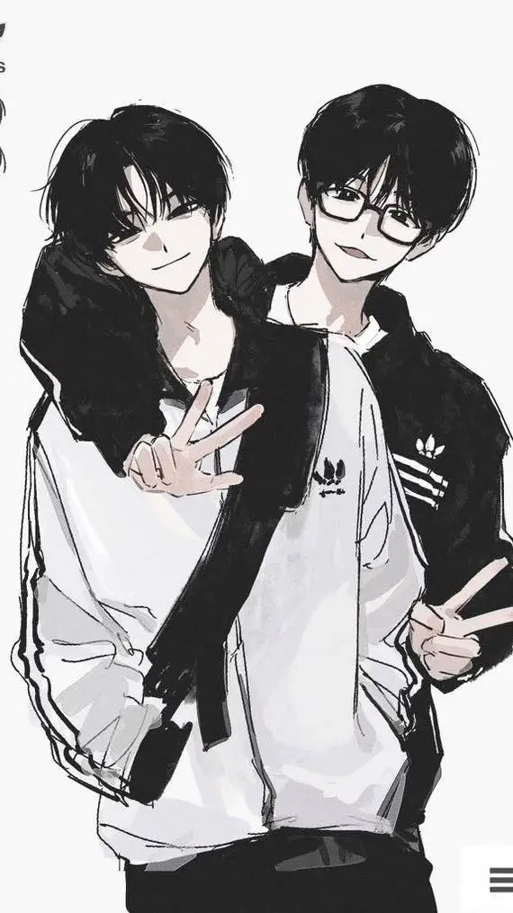 ai character: Max & Noah  background