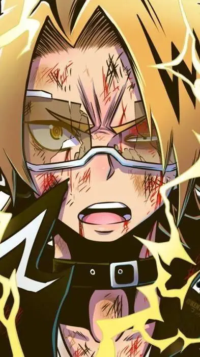 ai character: denki short circle background