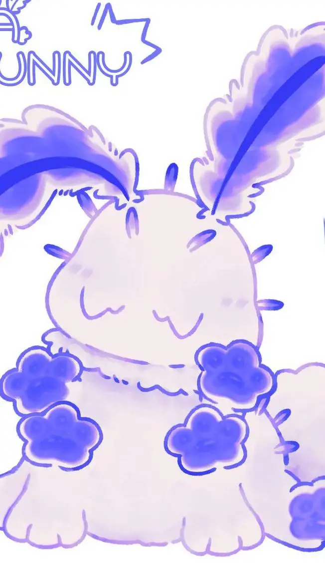 ai character: Deep sea bunny background