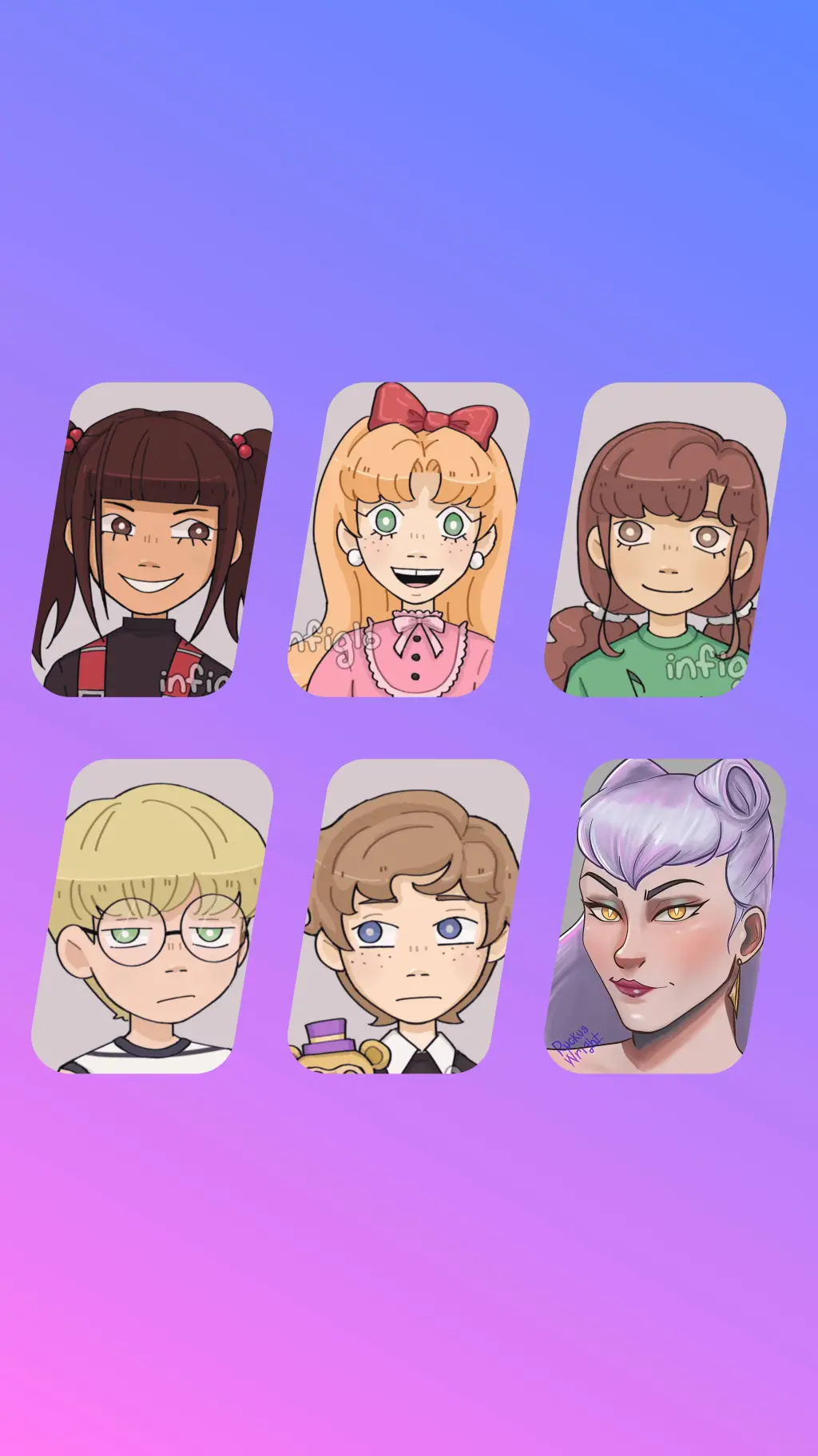 ai character: K/DA EVELYNN  background