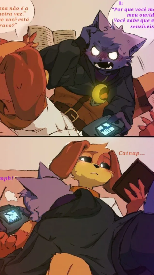 ai character: 👾Catnap👾 background