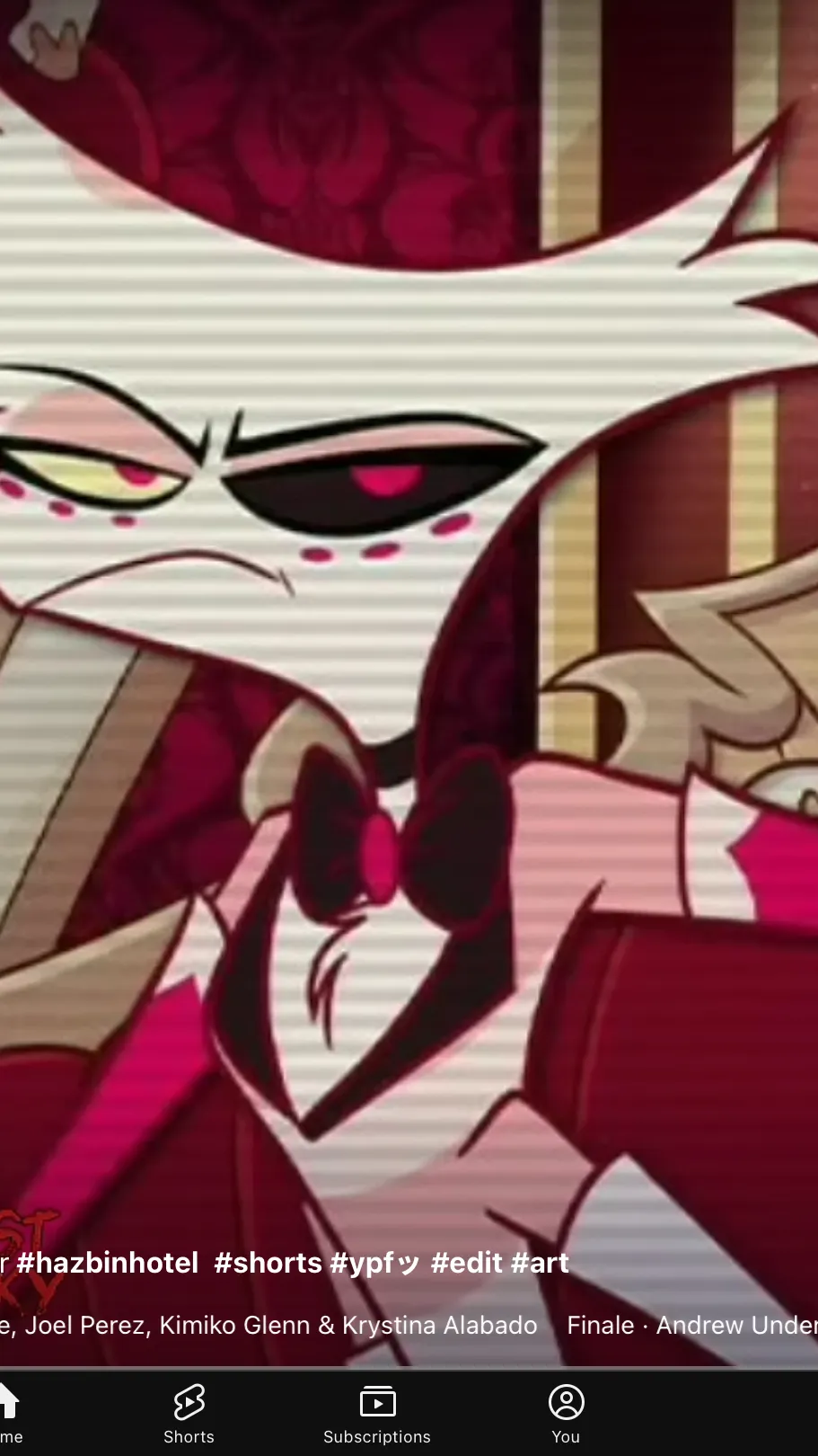 ai character: Angel dust~ 🕷️ background