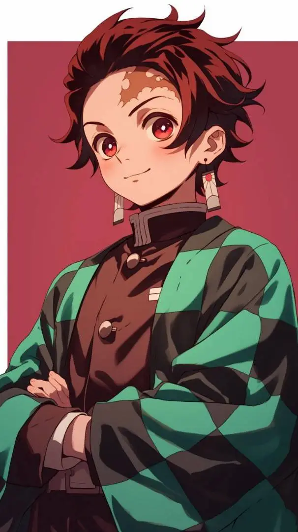 ai character: tanjiro kamado background