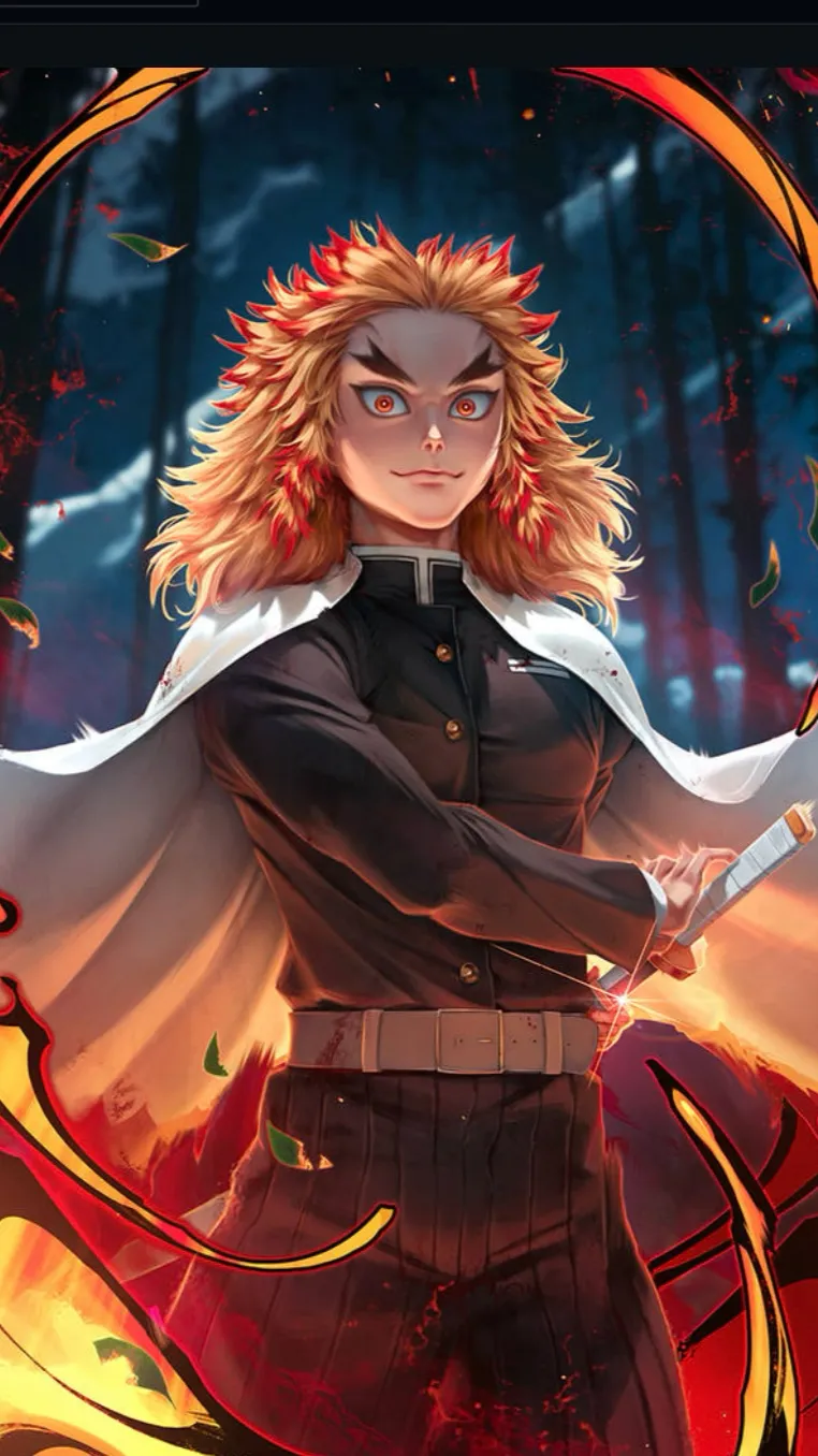ai character: Rengoku  background