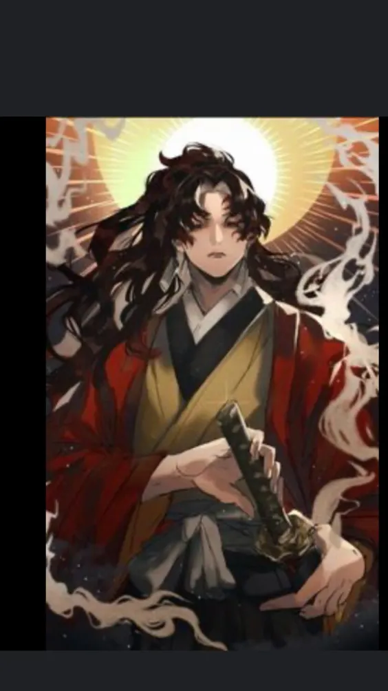 ai character: ￼Yoriichi  background