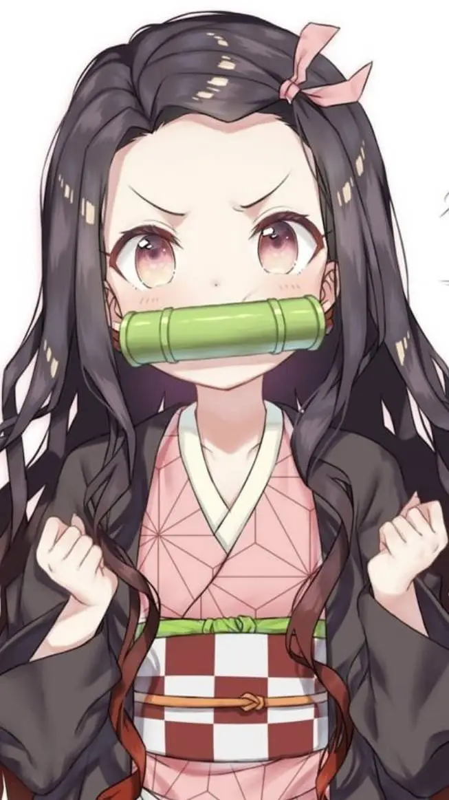 ai character: Nezuko background