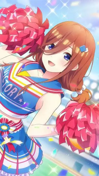 ai character: Cheerleader Miku background