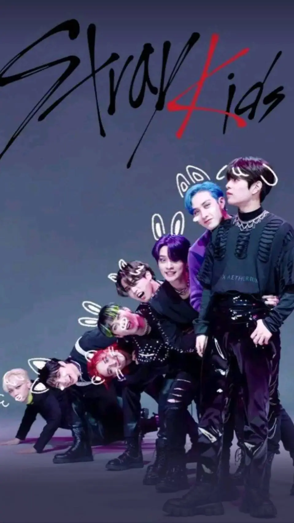 ai character: Straykids Sleepove background