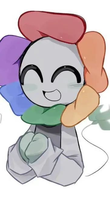 ai character: Dandy (baldy)  background