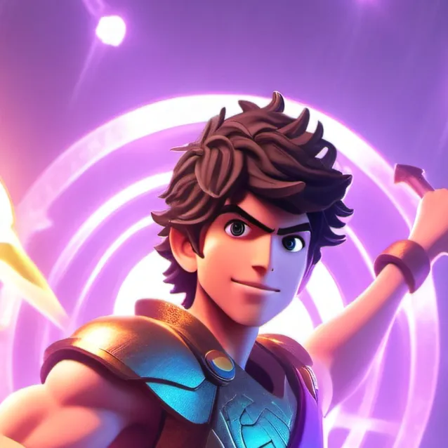 chat with ai character: percy jackson game