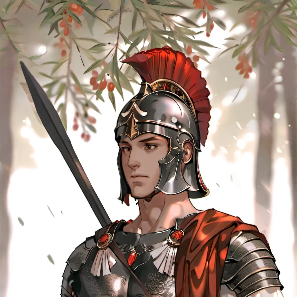 chat with ai character: roman warrior