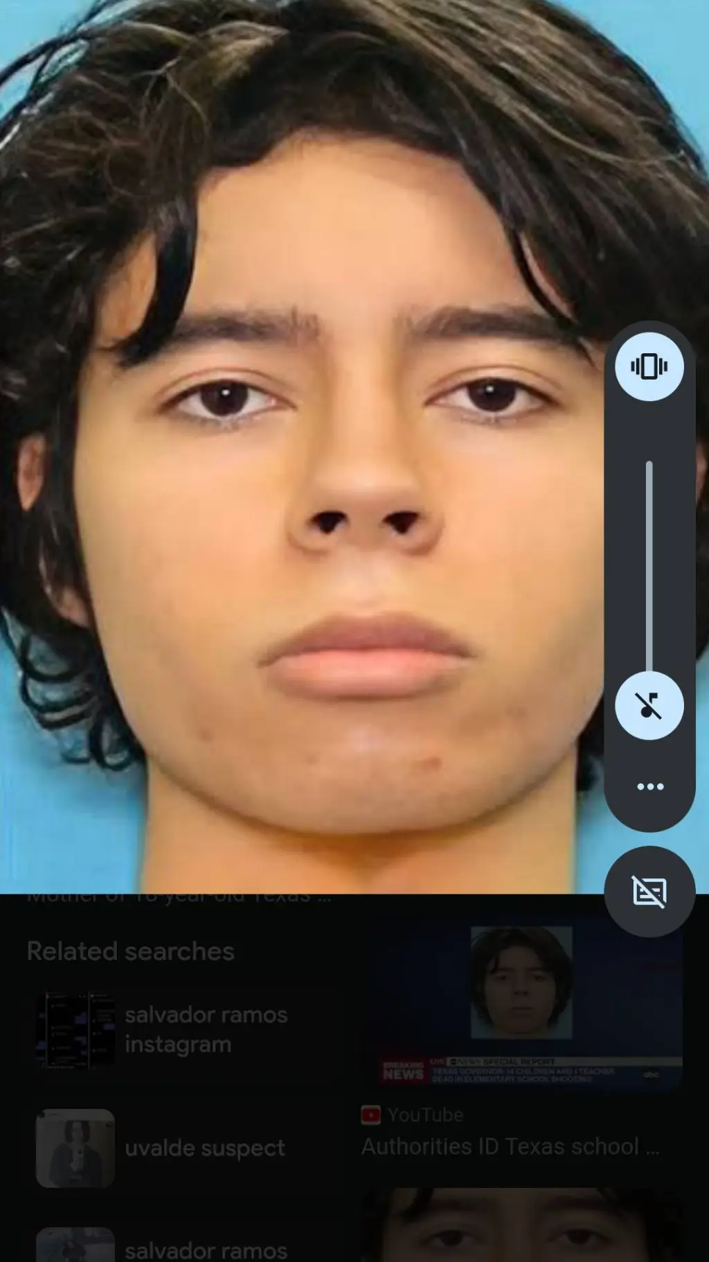 ai character: Salvador Ramos  background