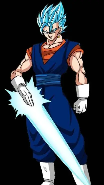 ai character: Vegito Blue background